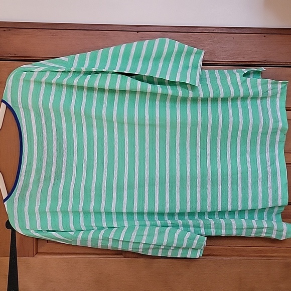 TALBOTS Linen Striped Tunic - Picture 3 of 7